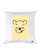 Printed Pillow polyester White/Beige/Black 30x30cm