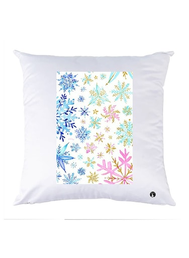 Printed Pillow polyester White 30x30cm