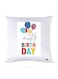 Printed Pillow polyester White 30x30cm