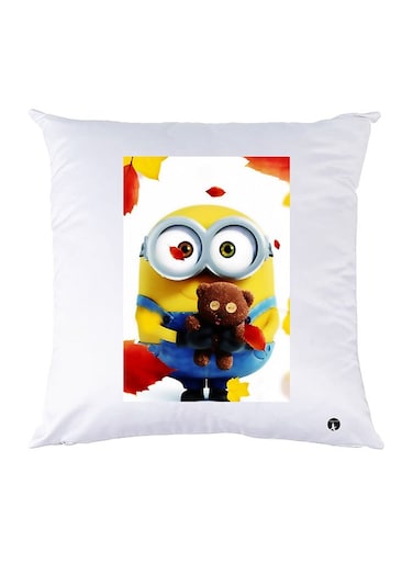 Printed Pillow polyester White 30x30cm
