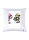 Printed Pillow polyester White 30x30cm