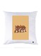 Printed Pillow Polyester White 30x30cm