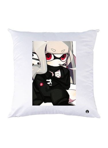 Printed Pillow Case polyester White 30x30cm
