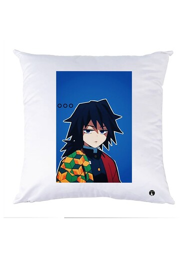 Printed Pillow polyester White 30x30cm