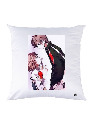 Printed Pillow polyester White 30x30cm