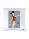 Printed Pillow polyester White 30x30cm