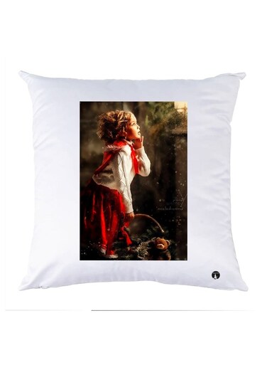 Printed Decorative Pillow Multicolour 30x30cm