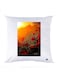 Printed Pillow Case polyester White 30x30cm