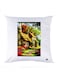 Printed Pillow Case polyester White 30x30cm