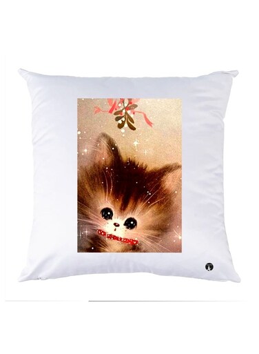 Printed Pillow polyester Multicolour 30x30cm