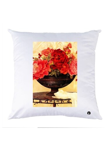 Printed Decorative Pillow Multicolour 30x30cm