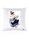 Printed Pillow polyester White 30x30cm