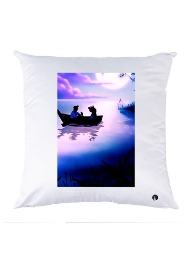 Printed Pillow polyester Multicolour 30x30cm