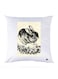 Printed Pillow Case polyester White 30x30cm