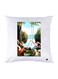 Printed Pillow Case polyester White 30x30cm