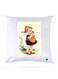 Printed Pillow polyester White 30x30cm