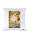 Printed Pillow polyester White 30x30cm