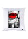 Printed Pillow Case polyester White 30x30cm