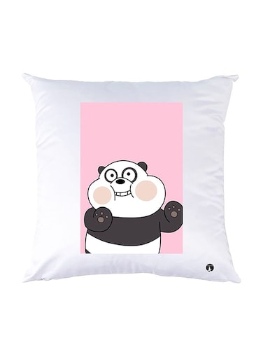 Printed Pillow White 30x30cm