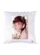 Printed Pillow Case polyester White 30x30cm