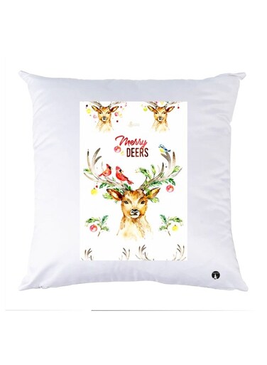 Printed Pillow polyester Multicolour 30x30cm