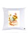 Printed Pillow polyester White 30x30cm