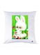 Printed Pillow polyester White 30x30cm