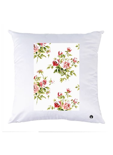 Printed Pillow polyester White 30x30cm