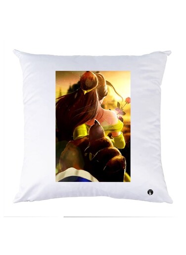 Printed Decorative Pillow Multicolour 30x30cm