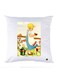 Printed Pillow polyester White 30x30cm