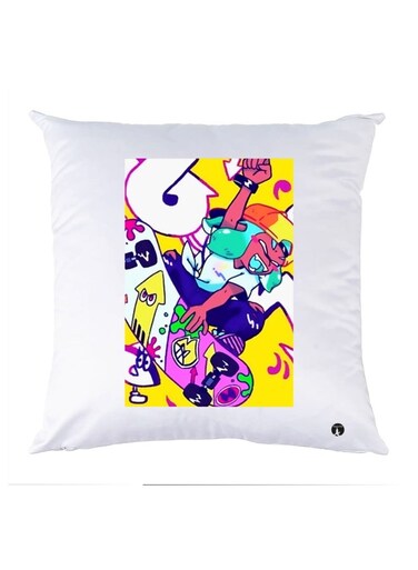 Printed Decorative Pillow Multicolour 30x30cm