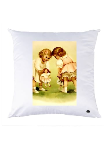 Printed Decorative Pillow Multicolour 30x30cm