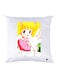 Printed Pillow Case polyester White 30x30cm