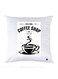 Printed Pillow Case Polyester White 30x30cm