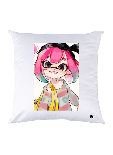 Printed Pillow Case polyester White 30x30cm