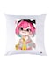 Printed Pillow Case polyester White 30x30cm