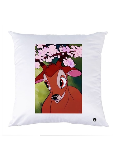 Printed Pillow Case polyester White 30x30cm