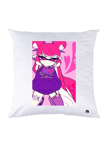 Printed Pillow Case polyester White 30x30cm