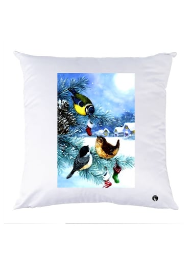 Printed Decorative Pillow Multicolour 30x30cm
