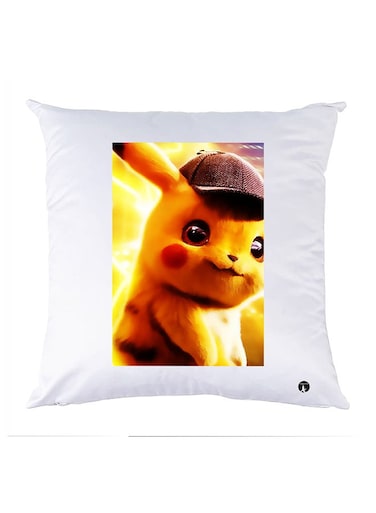 Printed Pillow polyester White 30x30cm