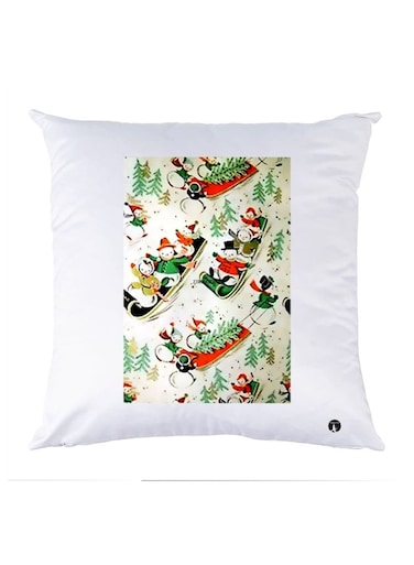 Printed Pillow polyester Multicolour 30x30cm