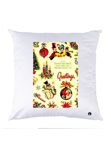 Printed Pillow polyester Multicolour 30x30cm