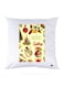 Printed Pillow polyester Multicolour 30x30cm