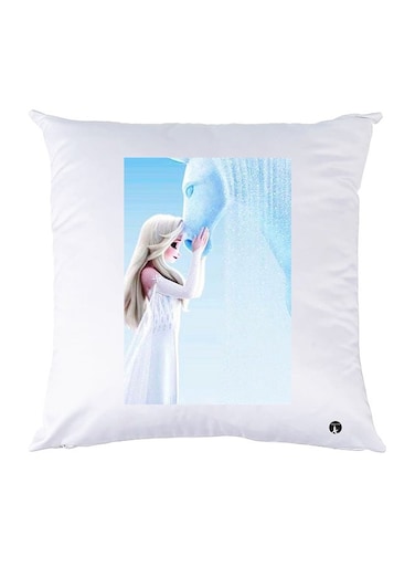 Printed Pillow polyester White 30x30cm