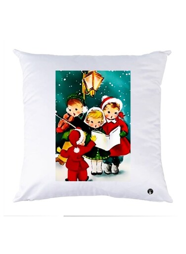 Printed Pillow polyester Multicolour 30x30cm