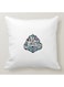 Ramadan Kareem Printed Decorative Pillow White/Blue/Purple 40x40cm