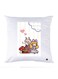 Printed Pillow polyester White 30x30cm