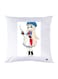 Printed Pillow Case polyester White 30x30cm