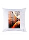 Printed Pillow Case polyester White 30x30cm