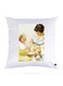 Printed Pillow Case polyester White 30x30cm
